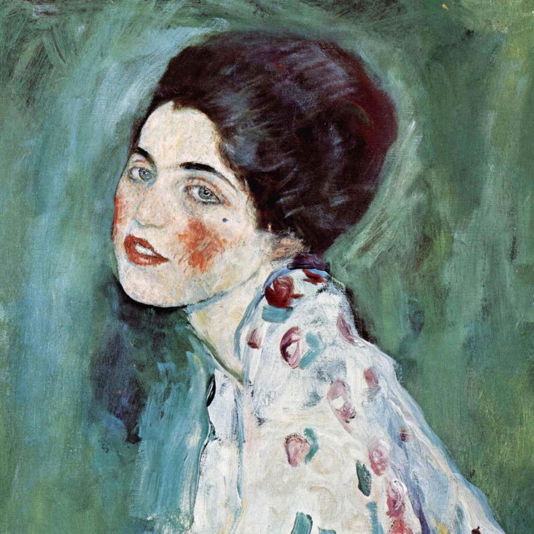 Portrait of Einer Damme by Gustav Klimt