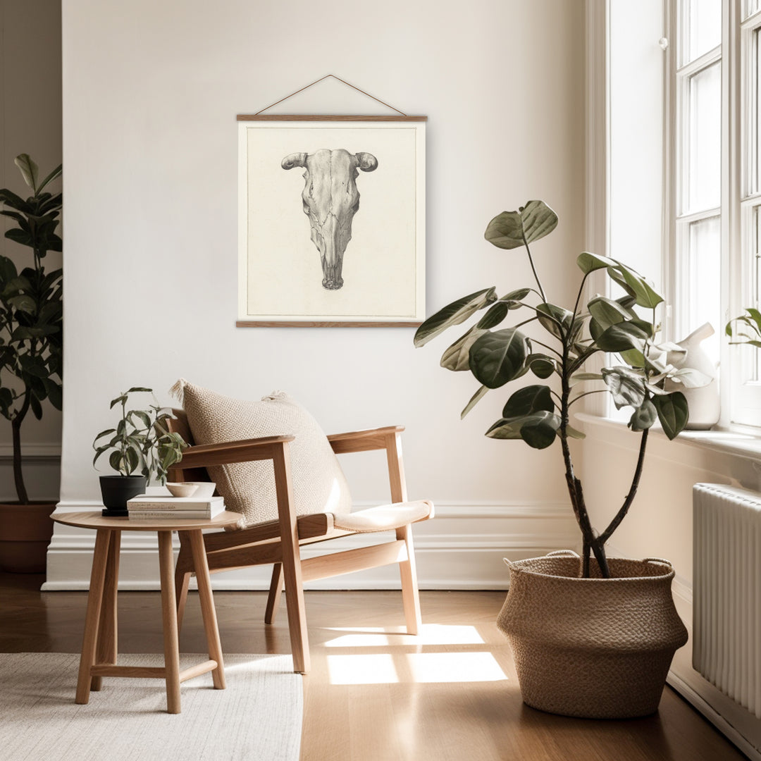 southwestern style wall decor - cow skull wall hanging