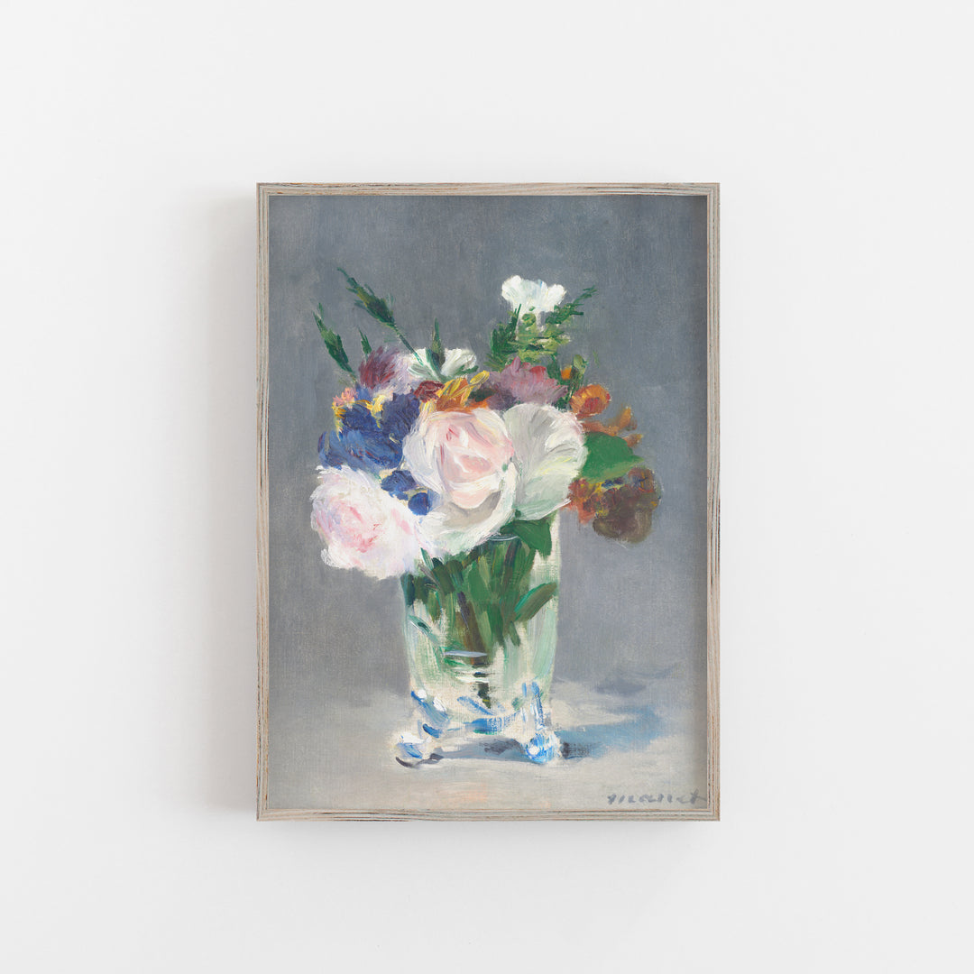Manet's painting of a vase of flowers