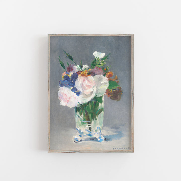 Manet's painting of a vase of flowers