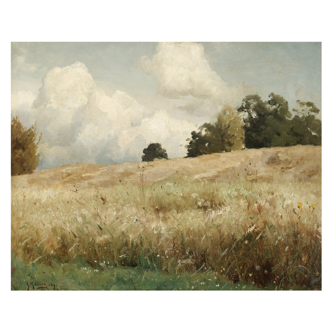 Gustav Rydberg The Harvest landscape print