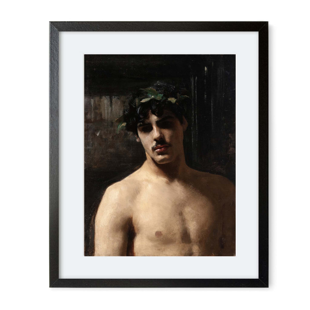 Portrait painting of a Man in Laurels by John Singer Sargent