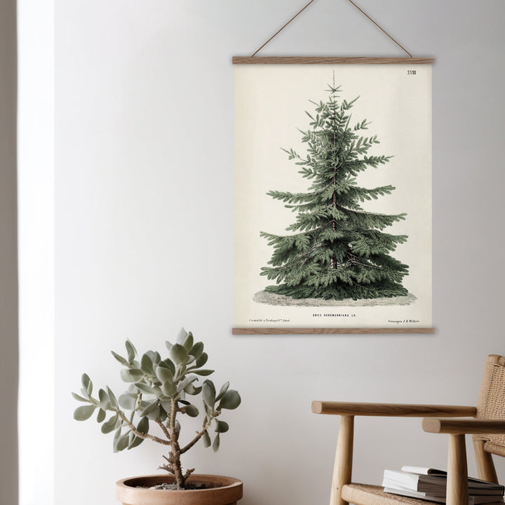 Vintage Christmas Tree wall hanging by Attica Press