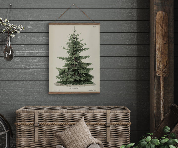 Vintage Christmas tree wall hanging by Attica Press