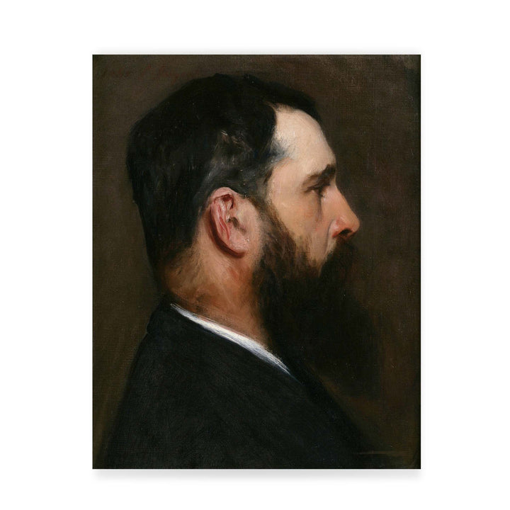 Portrait painting of a Claude Monet