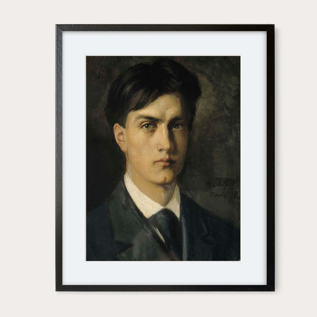 Self-portrait of the Finnish painter, Albert Eldelfelt