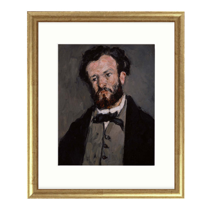 Portrait painting of Antony Valabrègue by Paul Cezanne
