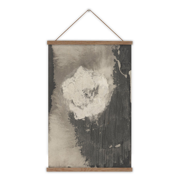Abstract flower monochrome wall hanging