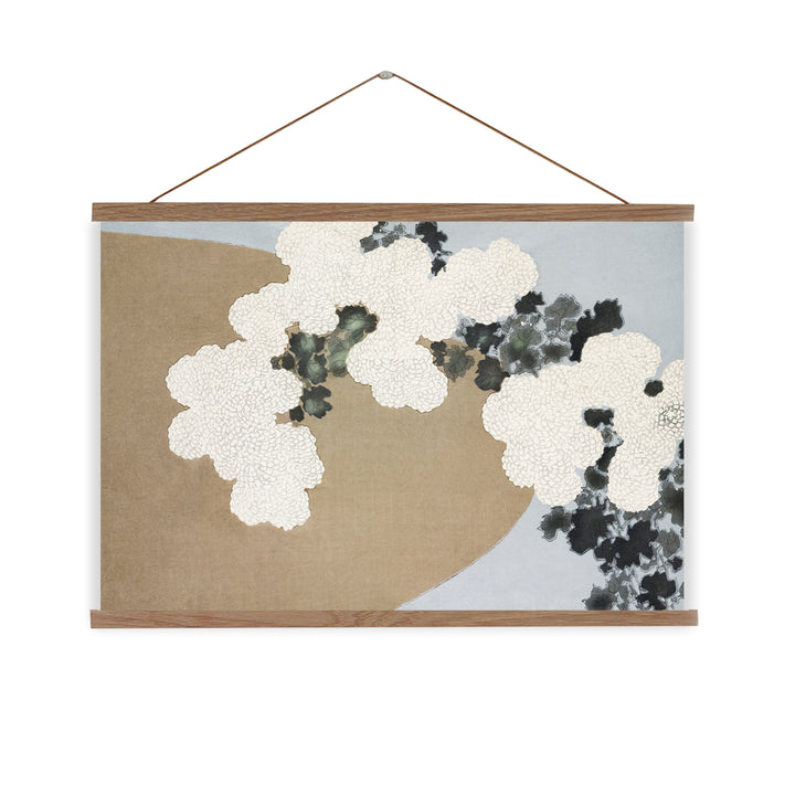 Flower blossom canvas wall chart