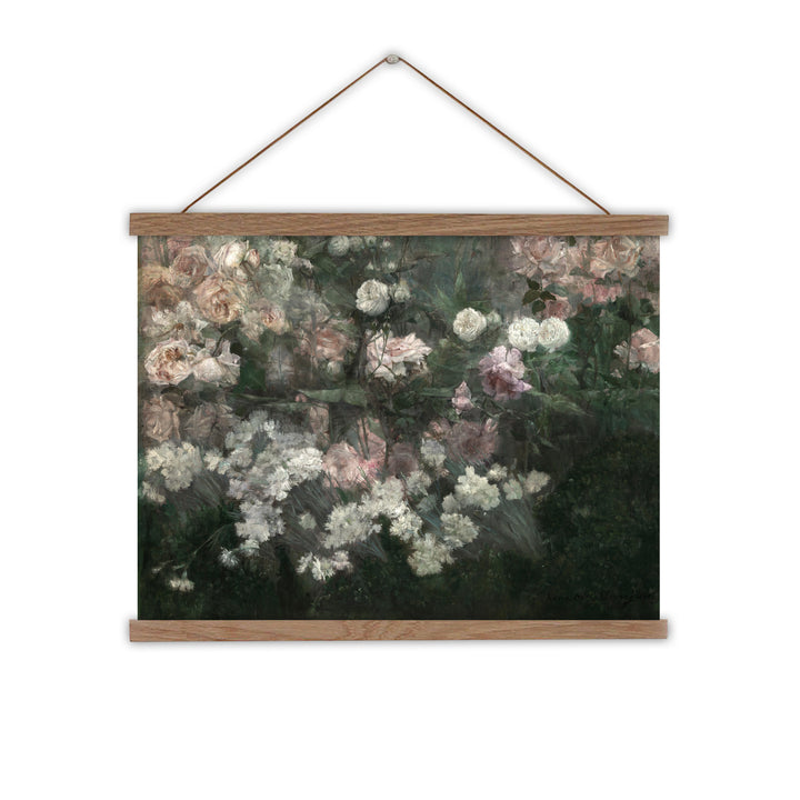 May Flowers vintage  canvas wall chart 