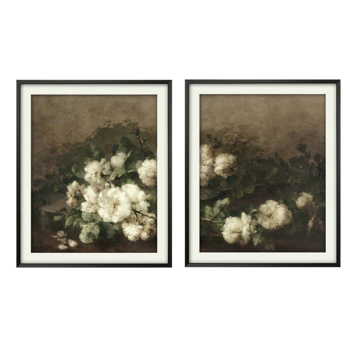 Moody Roses Diptych