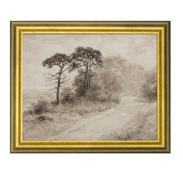 Landscape with a winding road, painting by Thomas Doughty