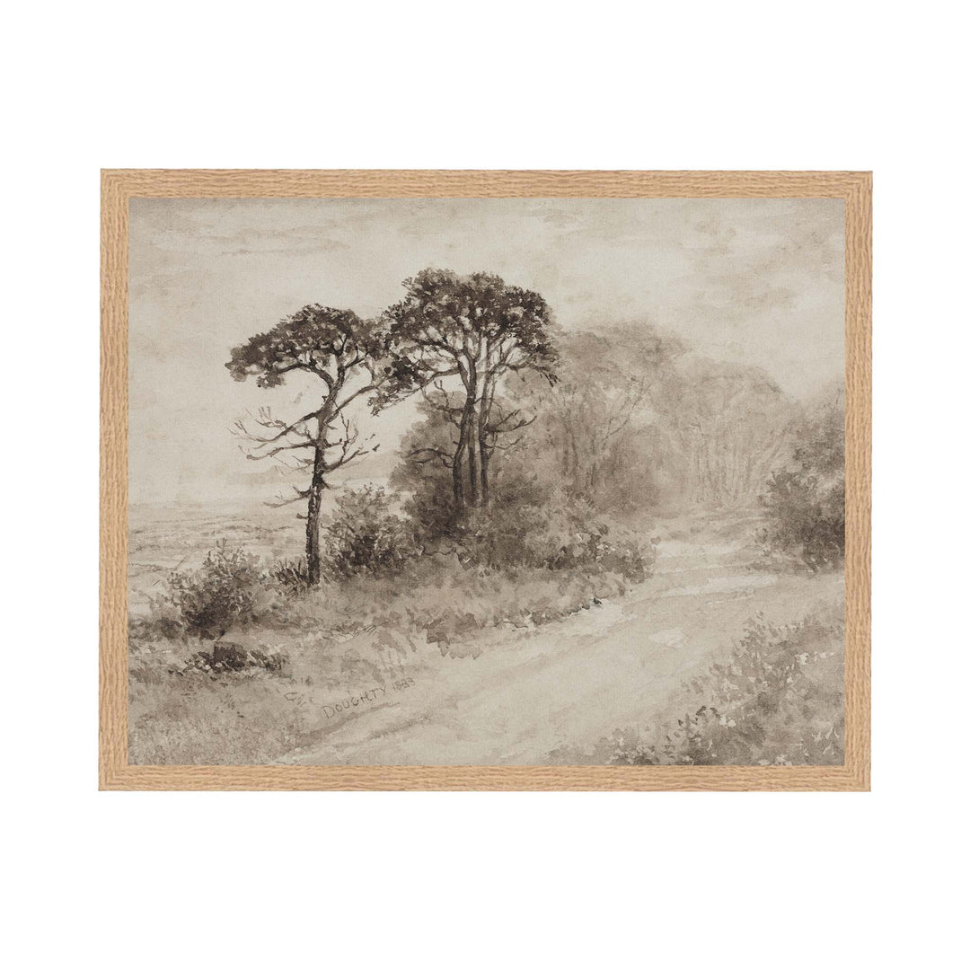 Landscape with a winding road, painting by Thomas Doughty