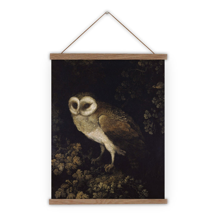Owl canvas wall hanging