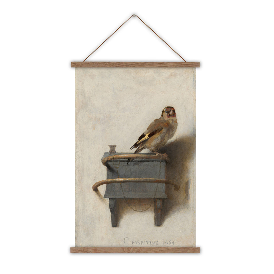 Goldfinch vintage wall art canvas wall chart
