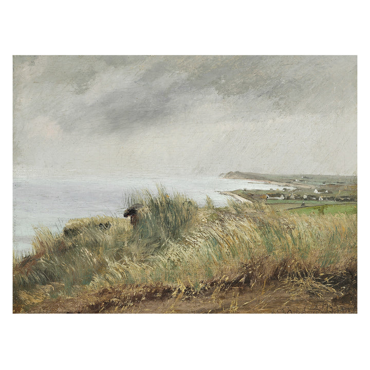 Sea view vintage oil painting - Attica Press