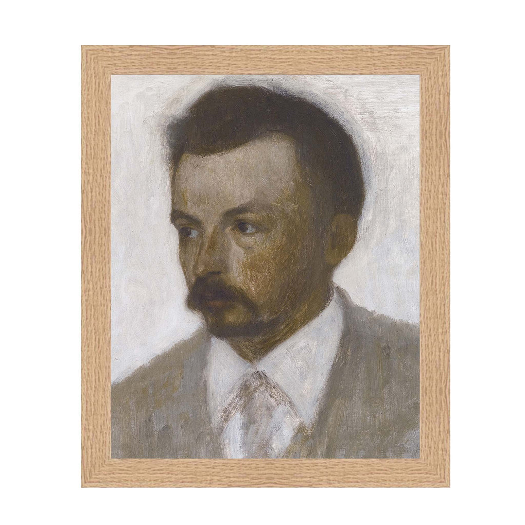 Self portriat of Danish painter Vilhelm Hamershoi