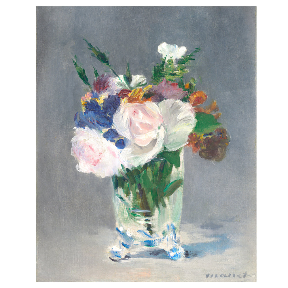 Manet's painting of a vase of flowers